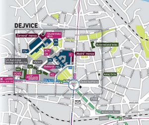 Plan du campus principal